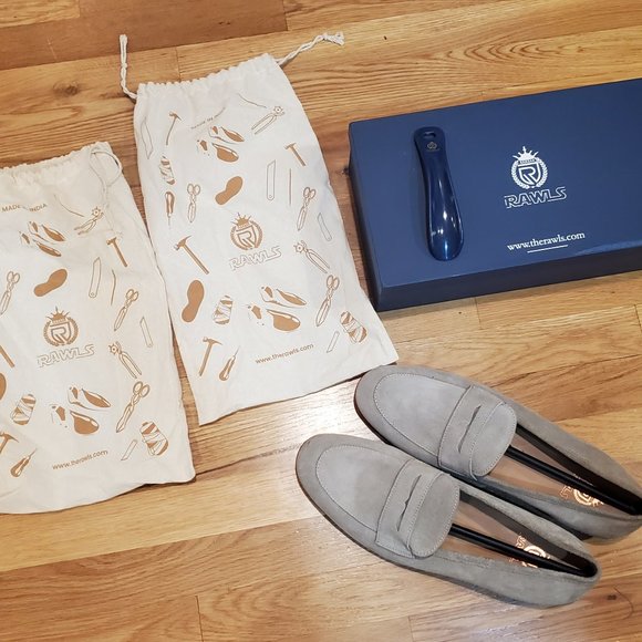 MENS SAN PENNY LOAFER - BEIGE SUEDE 11.5 LIKE NEW - Picture 1 of 8